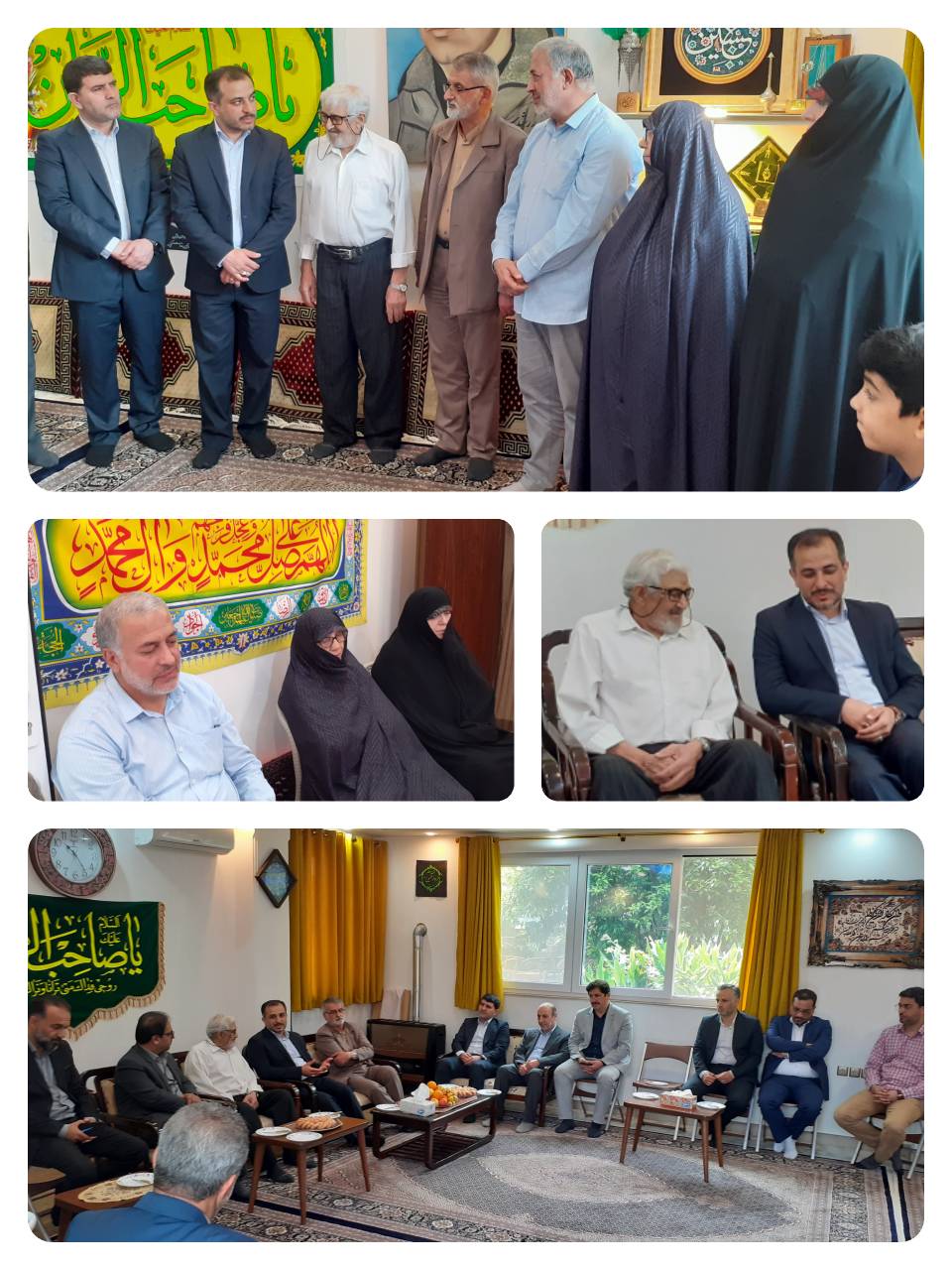 دیدار با خانواده شهید لپاسر