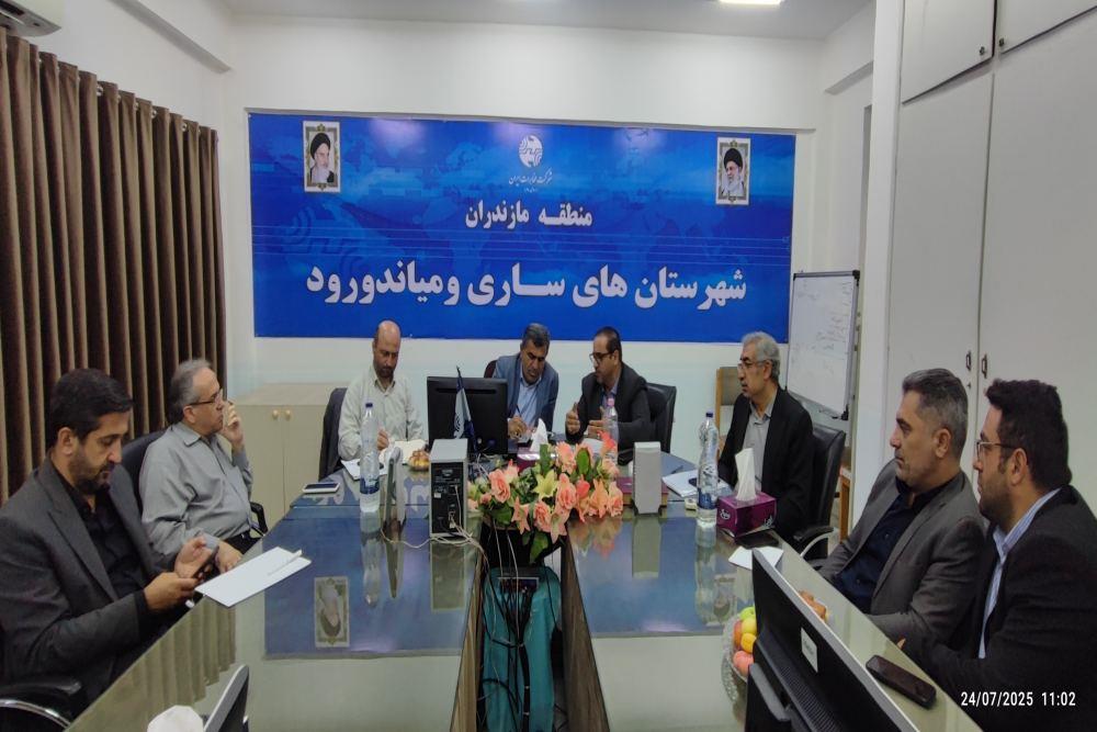نشست مدیران حوزه ارتباطات با دکتر بابایی کارنامی نماینده مردم ساری و میاندرود در مجلس شوراین