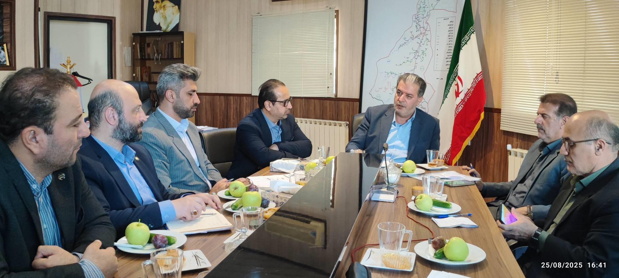 مدیران حوزه فاوای مازندران میهمان فرماندار چالوس: