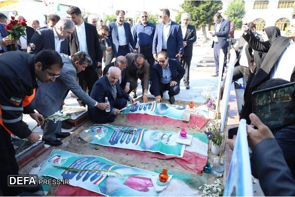 تصاویر گلزار شهدا هفته دولت 1404