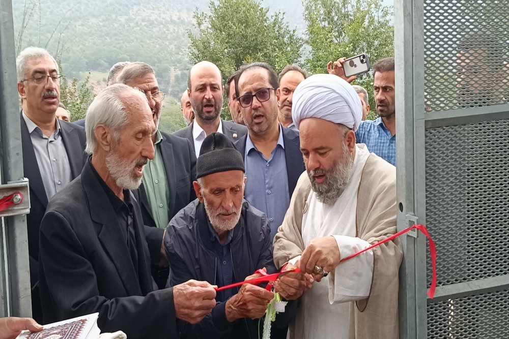 افتتاح پروژه ارتباطی روستای کتریم ساری