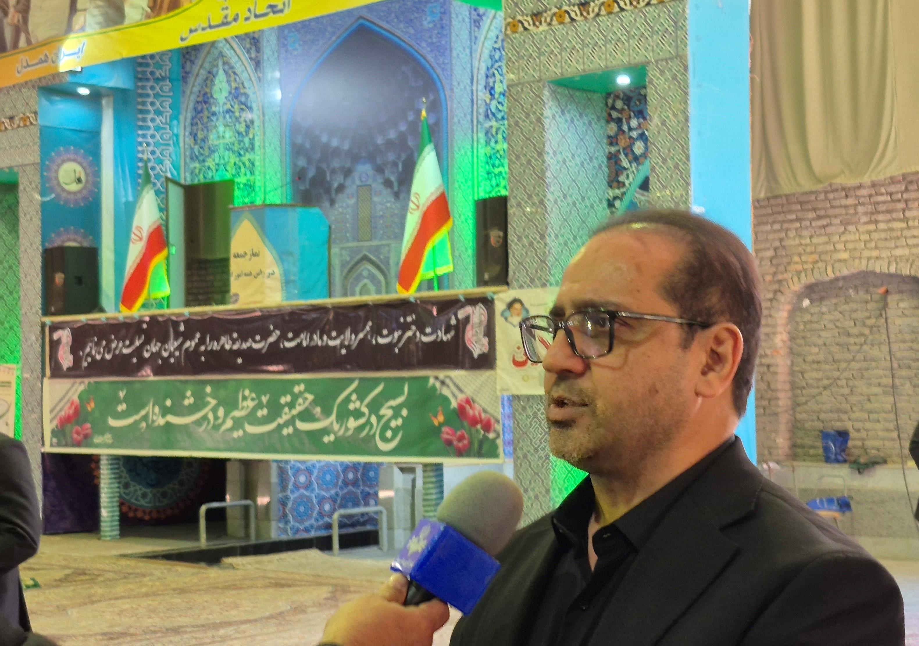 بمناسبت فرا رسیدن هفته بسیج:‌ میز خدمت حوزه فاوای استان مازندران در مصلی بهشهر