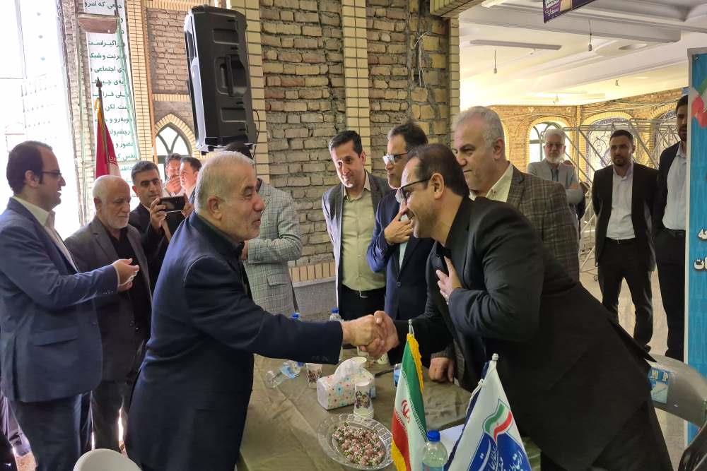 بمناسبت فرا رسیدن هفته بسیج:‌ میز خدمت حوزه فاوای استان مازندران در مصلی بهشهر
