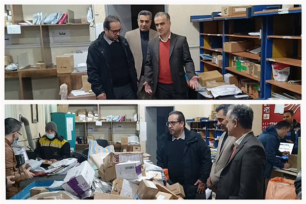 بازدید مدیرکل ICT استان مازندران از واحد تجزیه مبادلات اداره پست شهرستان نور