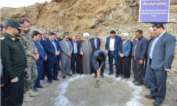 آیین کلنگ زنی آغاز عملیات اجرایی سایت همراه اول در روستای کارمزد شهرستان سوادکوه