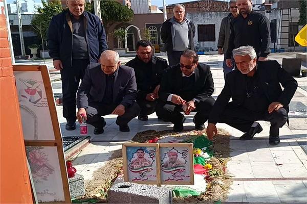 غبارروبی گلزار شهدا شهرستان ساری همزمان با نخستین روز دهه فجر