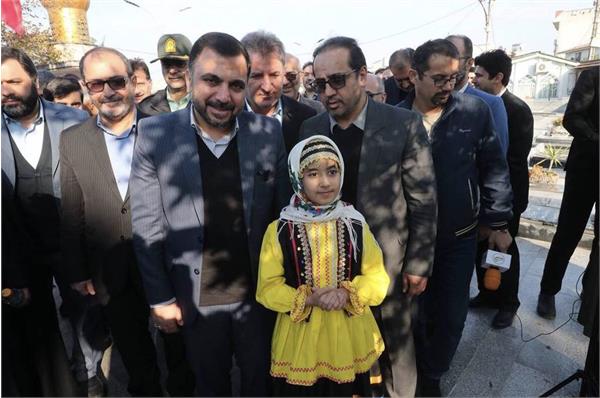 حضور وزیر ارتباطات و فناوری اطلاعات در  گلزار شهدا شهرستان آمل/ اتمام طرح فیبرنوری منازل و کسب و کارها شهر آمل تا پنج ماه آینده