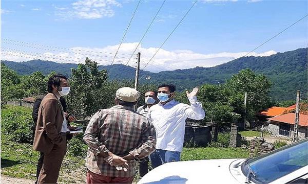 بازدید میدانی از وضعیت ارتباطی روستاهای ولیلا و اتو از توابع شهرستان سوادکوه