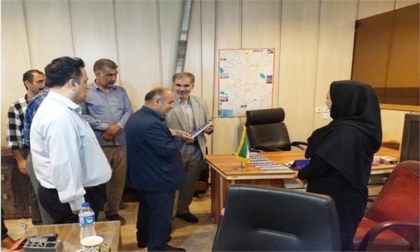 بازدید معاون وزیر و مدیرعامل شرکت ملی پست از اداره کل پست استان مازندران