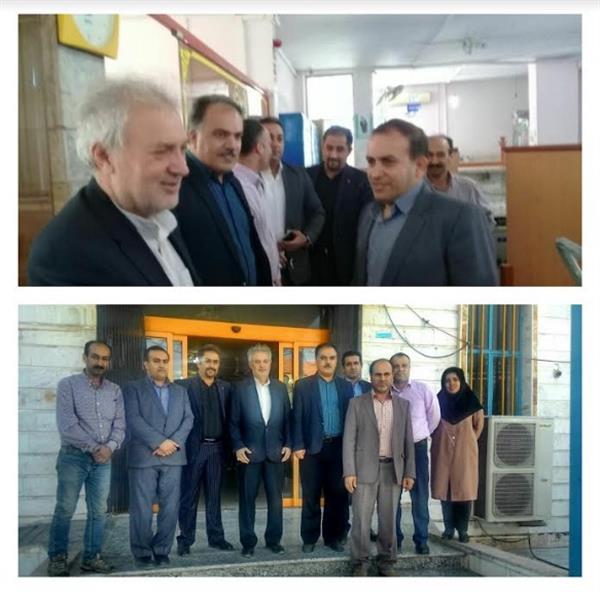 دیدار مدیرکل ارتباطات و فناوری اطلاعات استان با کارکنان پست شهرستان نکا