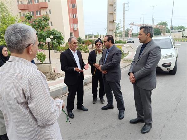بازدید میدانی از وضعیت ارتباطی شهرک مسکن مهر منطقه میارکلا شهرستان ساری