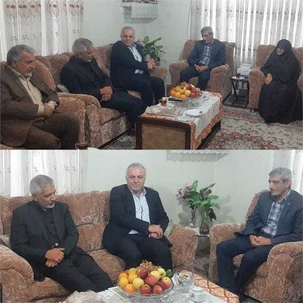 ابلاغ پیام وزیر ارتباطات فناوری و اطلاعات به خانواده شهیدان فتحعلی زاده مالک و صادقی در استان مازندران