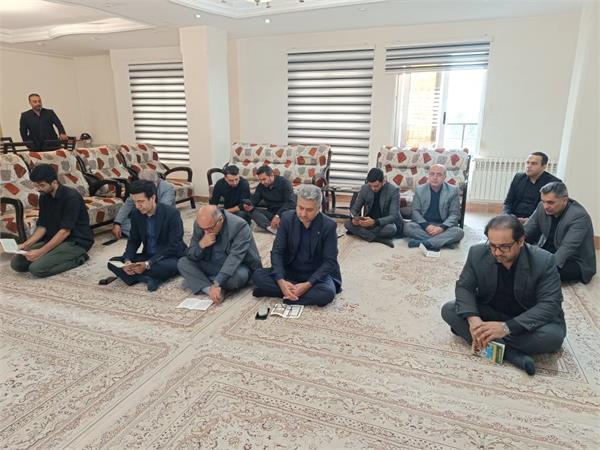 مراسم عزاداری سرور و سالار شهیدان در اداره کل ارتباطات و فناوری اطلاعات استان مازندران برگزار شد