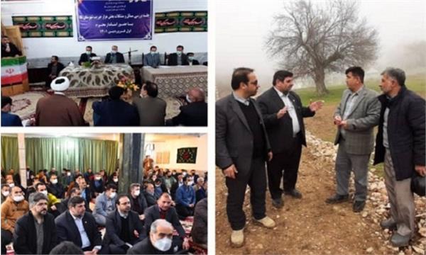 بازدید از روستاهای محروم شهرستان نکا در نخستین روز سال ۱۴۰۱