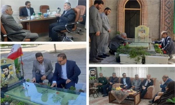 از خانواده شهید صادقی در مازندران تجلیل شد.