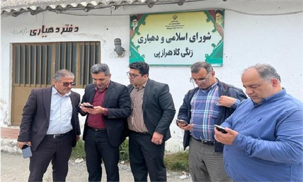 عملیات پایش وضعیت ارتباطی ۱۳ روستا شهرستان محمودآباد