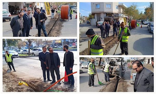 بازدید میدانی از آخرین وضعیت تیم های فنی و عملیاتی اجرای پروژه فیبر نوری FTTx در شهر ساری